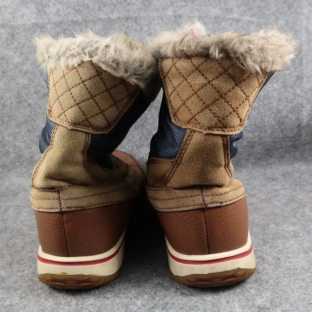 Superfit Boots Womens 9 Winter Lace Up Water Resistant Faux Fur Outdoor Anyx